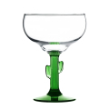 新しいデザインカスタム200mlグリーンワイングラス