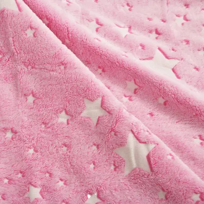 OEM glow in the darkstar blanket luminous blanket