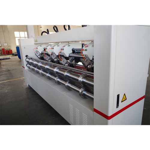 Corrugated box making slitter scorer thin blade line