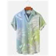 Großhandel benutzerdefinierte grafische Baumwoll -gedruckte Design -Männerhemden