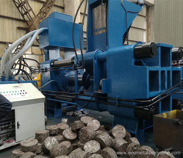 Steel Scissels Filings Chips Horizontal Briquetting Press