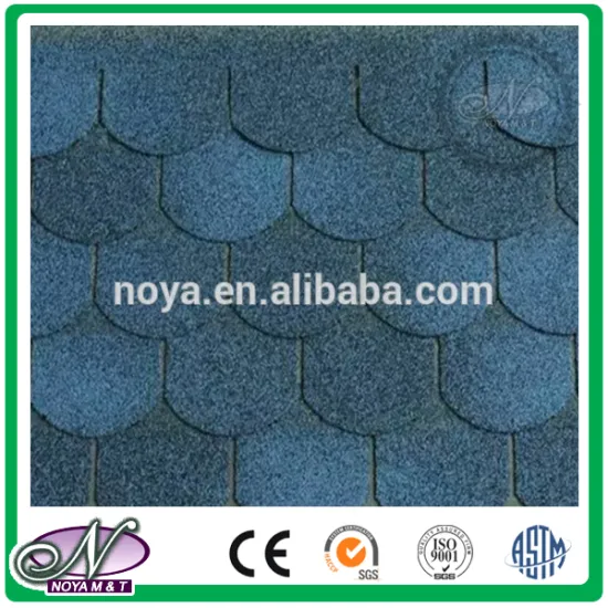 New design hot in 2015 cheap coloured glaze round fishscale roof shingles in hangzhou made in China