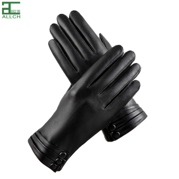 High Quality Custom OEM Women's Winter Leather Gloves - Wool Lined, Windproof, and Fashionable Suede