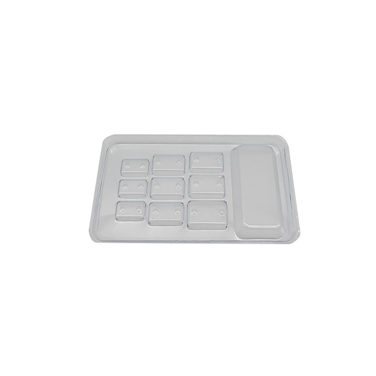 Thermoforming clear blister false nail packaging tray