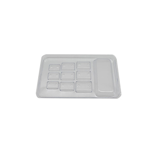 White Blister Tray Thermoforming clear blister false nail packaging tray Manufactory