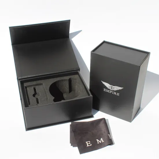 Luxury Magnetic Flap box Electronics Carboard package Matte