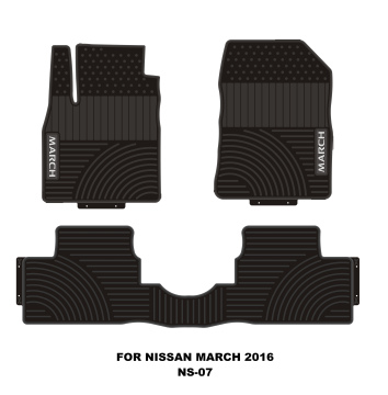 Factory Direct 2D Latex Floor Mats for Nissan March 2016