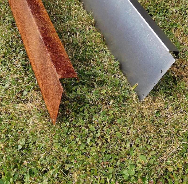 Garden edge round steel easy garten lawn edging