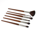 Hair Brush sintetico Set con manico in legno