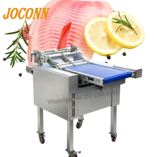 High Productivity Fish Cube Skin Peeling Machine for Salmon Processing Plants