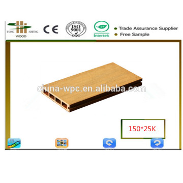 2016 Hot sell High quality Colourful Thailand Teak Hollow Wood Powder Composite (wpc) deck floor
