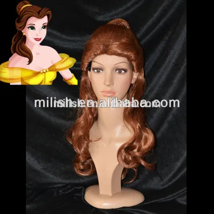 Beauty and the Beast Custom Made cartoon Cosplay Belle Wigs MCW-0099