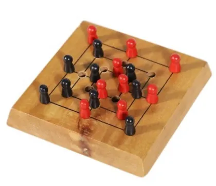 EASTOMMY ET-231202 Puzzle Flying Chess Triangle Chessboard for Children's Early Education