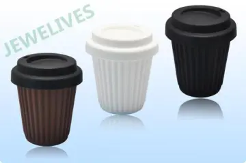 Fda Silicone Mug With Cover 