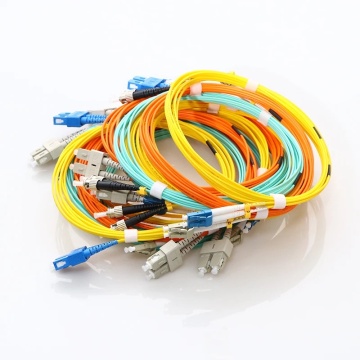 FTTH LC to SC Single Mode Duplex Optical Fiber Patch Cord Manufacturing