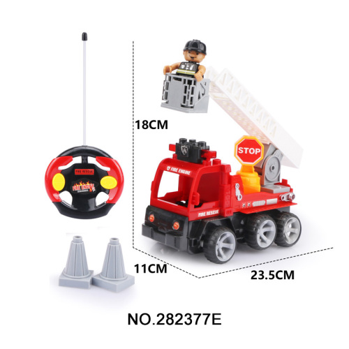 4CH Assemble RC Fire Car Toy Wholesale