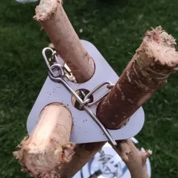 Discount Price Utility Adjustable Chain Portable Oven Camping Campfire Tripod