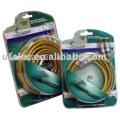 Car audio RCA cable dvd cable
