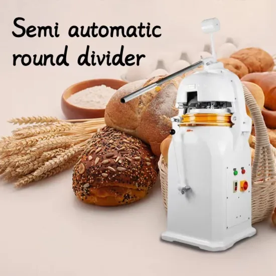 Dough Divider Rounder Machine Commercial Manual Hydraulic 36PCS Hand Press Dough Cutter Bread Maker Bakery Equipment