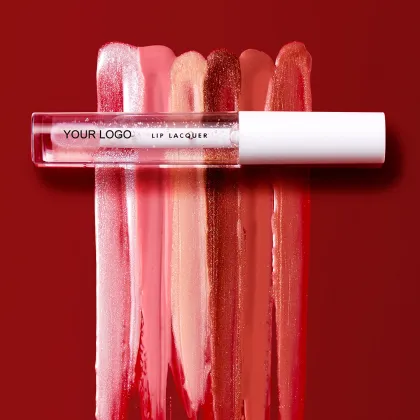 OEM Vegan Organic Lip Lacquer - Non-Sticky Shiny Lip Stain