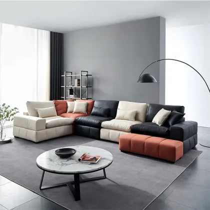 Nordic Solid Wood Seat Room Furniture Sofa Set