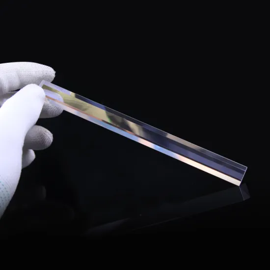 Optical Glass Square Light Guide Rod for Beauty Instrument Stage Light with Four Prism