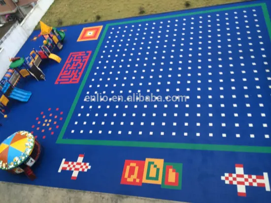 Kindergarten floor tile children playground floor tiles
