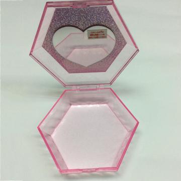 Boîte de rangement hexagonale en plastique