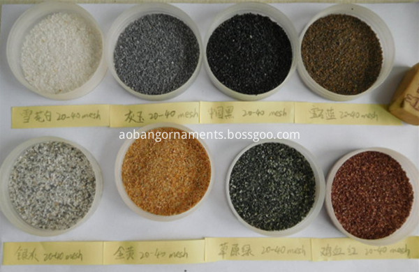 Stone sand AB natural stone sand mixed