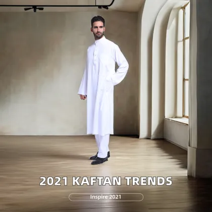 PROMISTAR 2024 New Arrivals: Islamic Clothing Wholesale Kaftan for Men