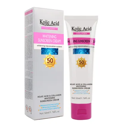 Organic Face Sunscreen with Kojic Acid Whitening Sunblock