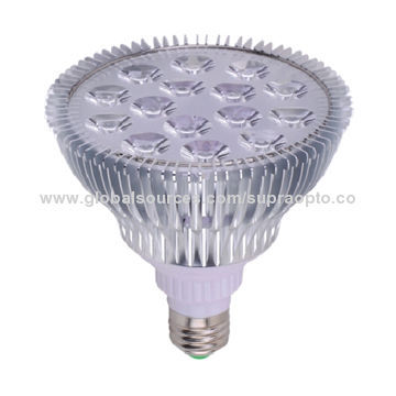 E27 15W High-power Natural White LED PAR38 Light, 95-265V AC Working Voltage