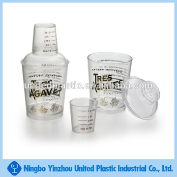 Novelty large plastic cocktail shaker bottle joyshaker