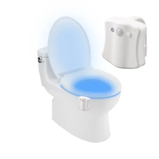 Smart PIR Motion Sensor RGB Waterproof LED Night Light for Toilet