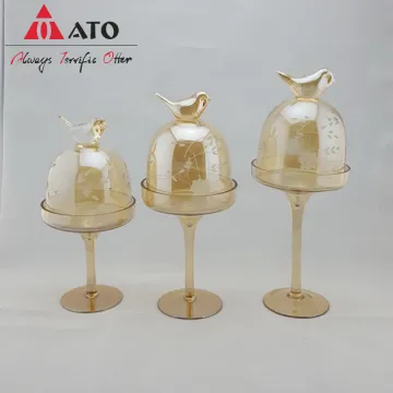 Fruit Display Tray Party Cake glass cake dome