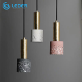 LEDER 침실 콘크리트 펜던트 램프