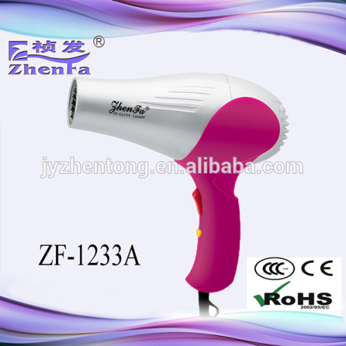 Mini hair dryer pet blow dryer low noise hair dryer ZF-1233A