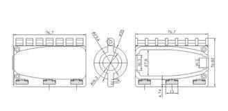 ABS Gel Seal Closure tpr soft seal for Protection feed conn