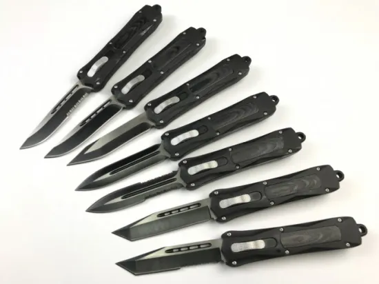Tactical Sharper Push Button Automatic Knife