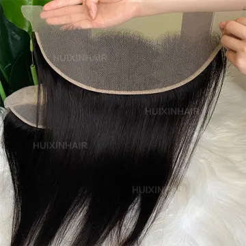 Wholesale Raw Human Hair Straight 13x4 Transparent Lace Frontal
