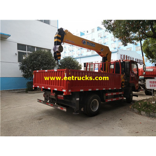 SINOTRUK Straight-arm 6ton Truck Cranes