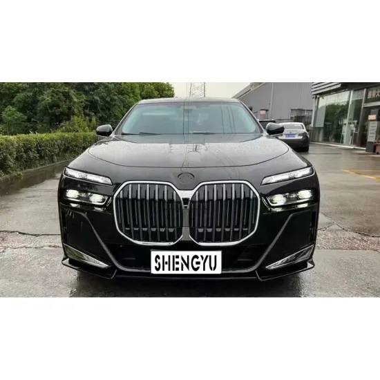 BMW 7 Series G70 2023 Body Kit - Front Lip, Rear Diffuser, Tail Pipes, Side Skirts M760 Black Warrior Style Upgrade