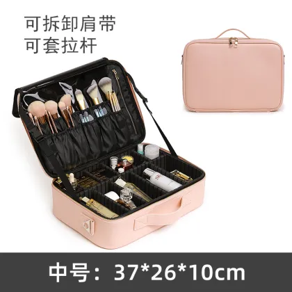 Travel Makeup Bag Organizer: Beauty Makeup Brush Storage Case