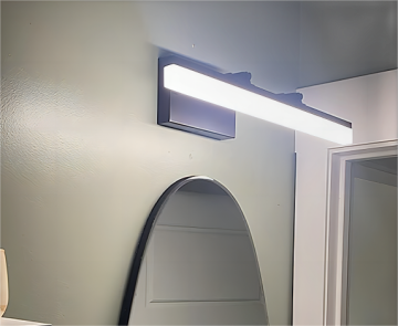 Worbest Rotatable 180 Degree Dimmable LED Vanity Light, Brushed Nickel, 15W/20W, AC120V