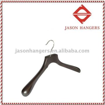 Jacket hanger DL0547, thick body & wide shoulders, elegant antique color finish