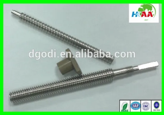 China precision twin lead screw 330mm length