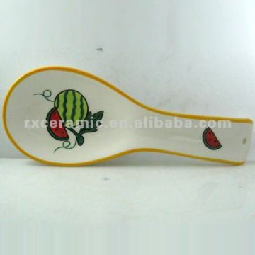 2010 Slight Color Quiet Shap Spoon -Watermelon