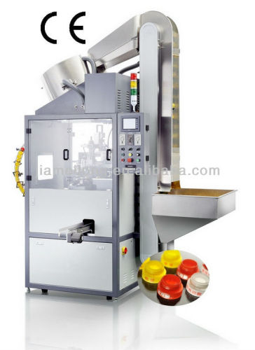 fully automatic alcohol bottle cap screen printing machinery