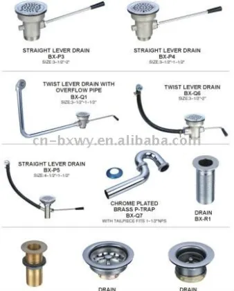 Water Tap Drainer Parts