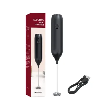 Milk Frother Rechargeable Handheld with USB matcha milk frother handheld